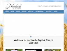 Tablet Screenshot of northsidebaptistchurch.org.au
